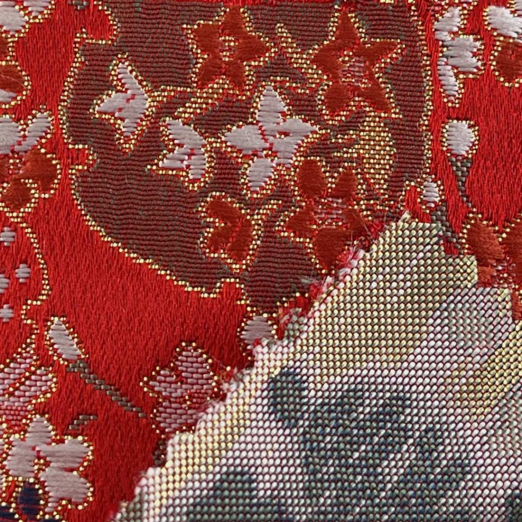 100% Polyester Brocade Ripstop Crisp Hand Feel Fabric Bed Runner Evening Gown Wedding Dress C3275-1