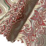 100% Polyester Brocade Ripstop Crisp Hand Feel Fabric Evening Dress Curtain C6160-3