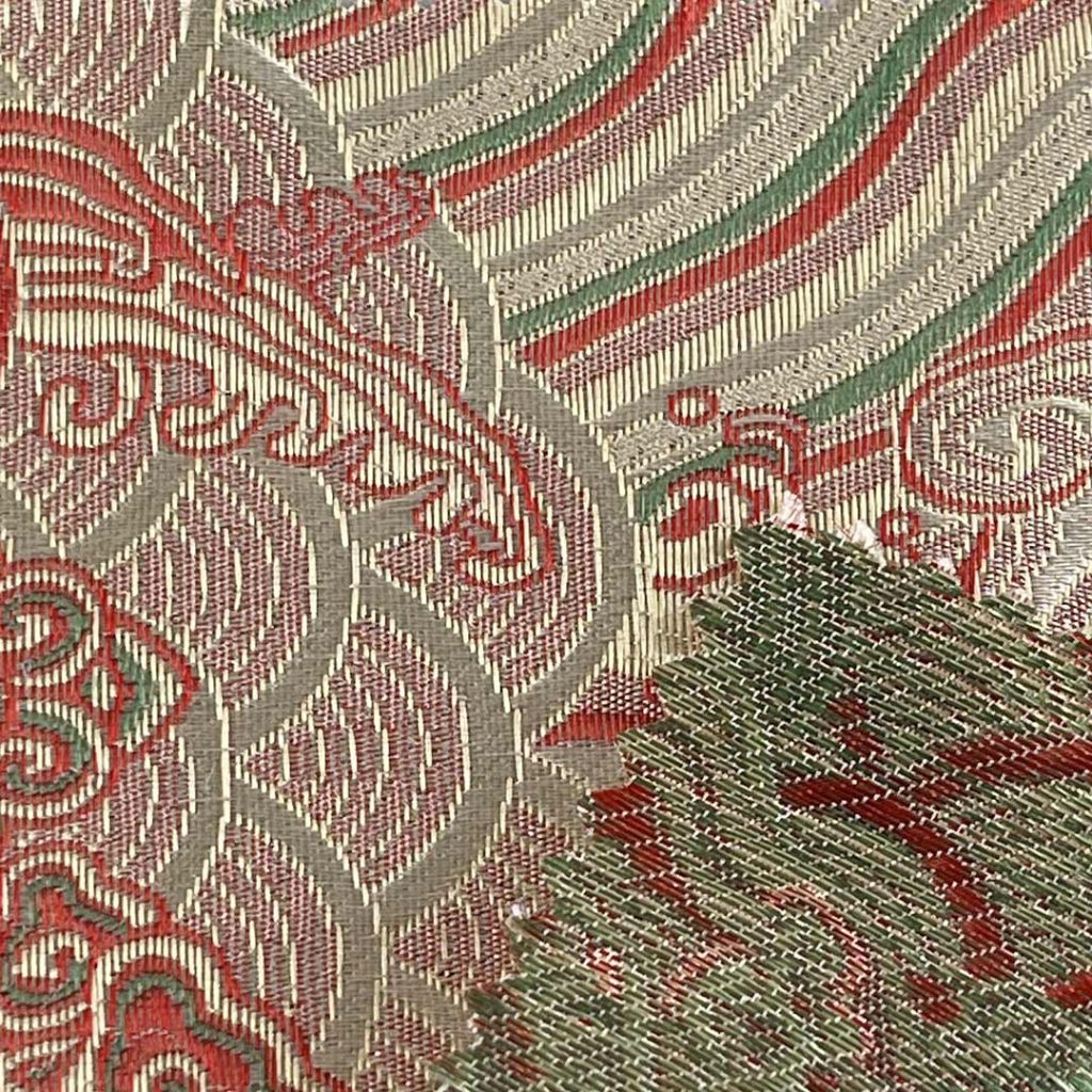 100% Polyester Brocade Ripstop Crisp Hand Feel Fabric Evening Dress Curtain C6160-3