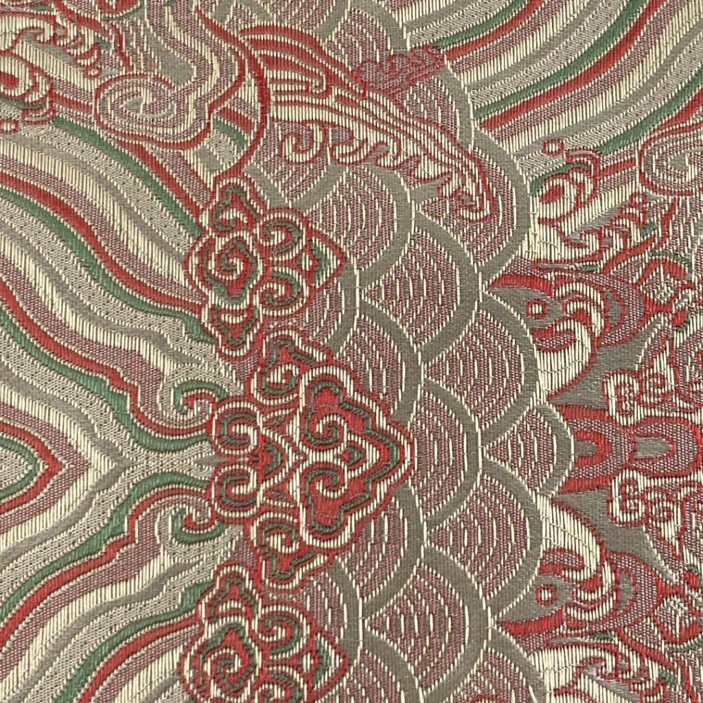 100% Polyester Brocade Ripstop Crisp Hand Feel Fabric Evening Dress Curtain C6160-3