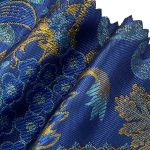 100% Polyester Brocade Ripstop Crisp Hand Feel Fabric Bed Runner Curtain Wedding Dress C9868