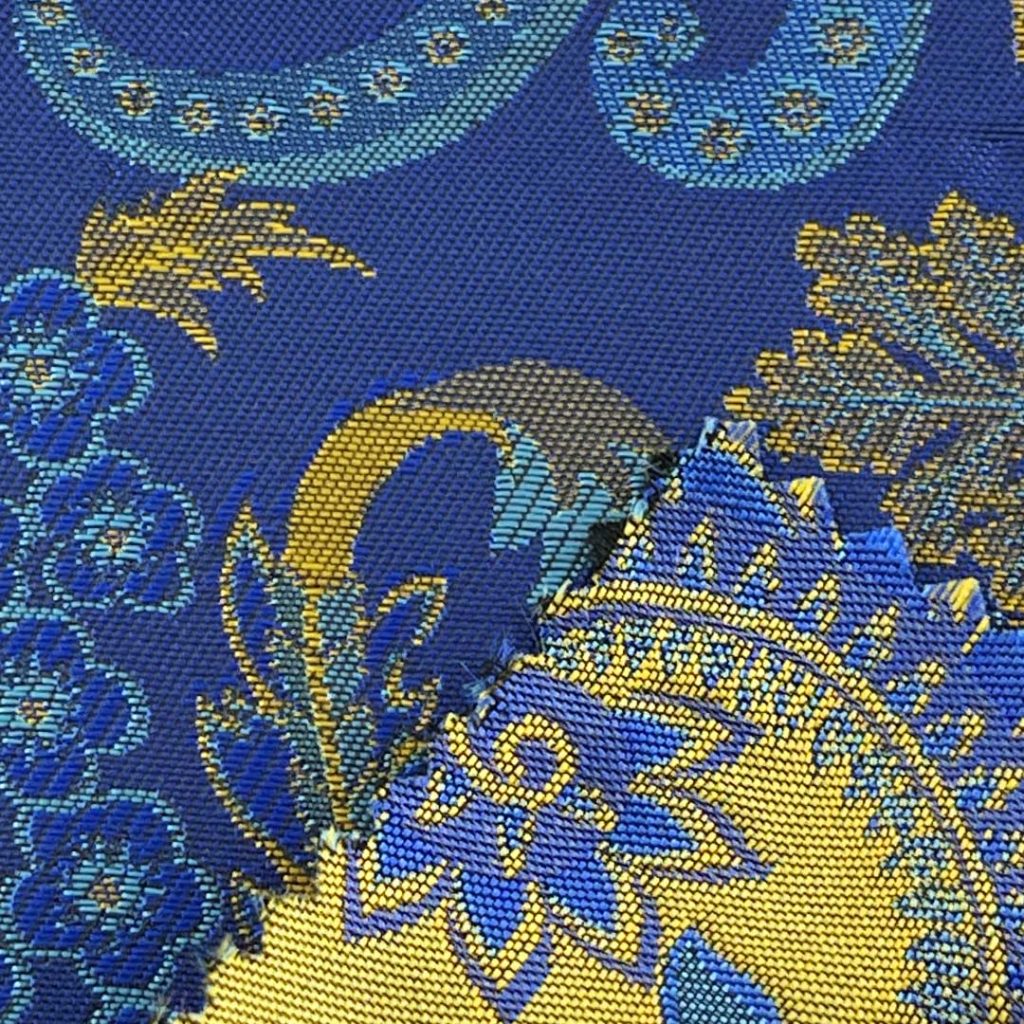 100% Polyester Brocade Ripstop Crisp Hand Feel Fabric Bed Runner Curtain Wedding Dress C9868