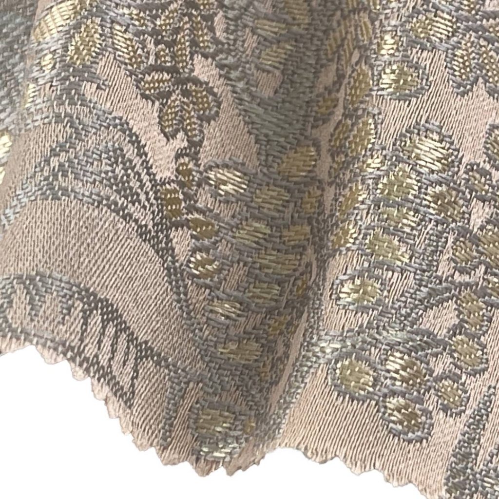 100% Polyester Brocade Ripstop Crisp Hand Feel Fabric Bed Runner Curtain D230036#