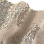 100% Polyester Brocade Ripstop Crisp Hand Feel Fabric Bed Runner Curtain D230036#