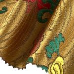 100% Polyester Brocade Ripstop Crisp Hand Feel Fabric Bed Runner Table Runner Curtain D230196#