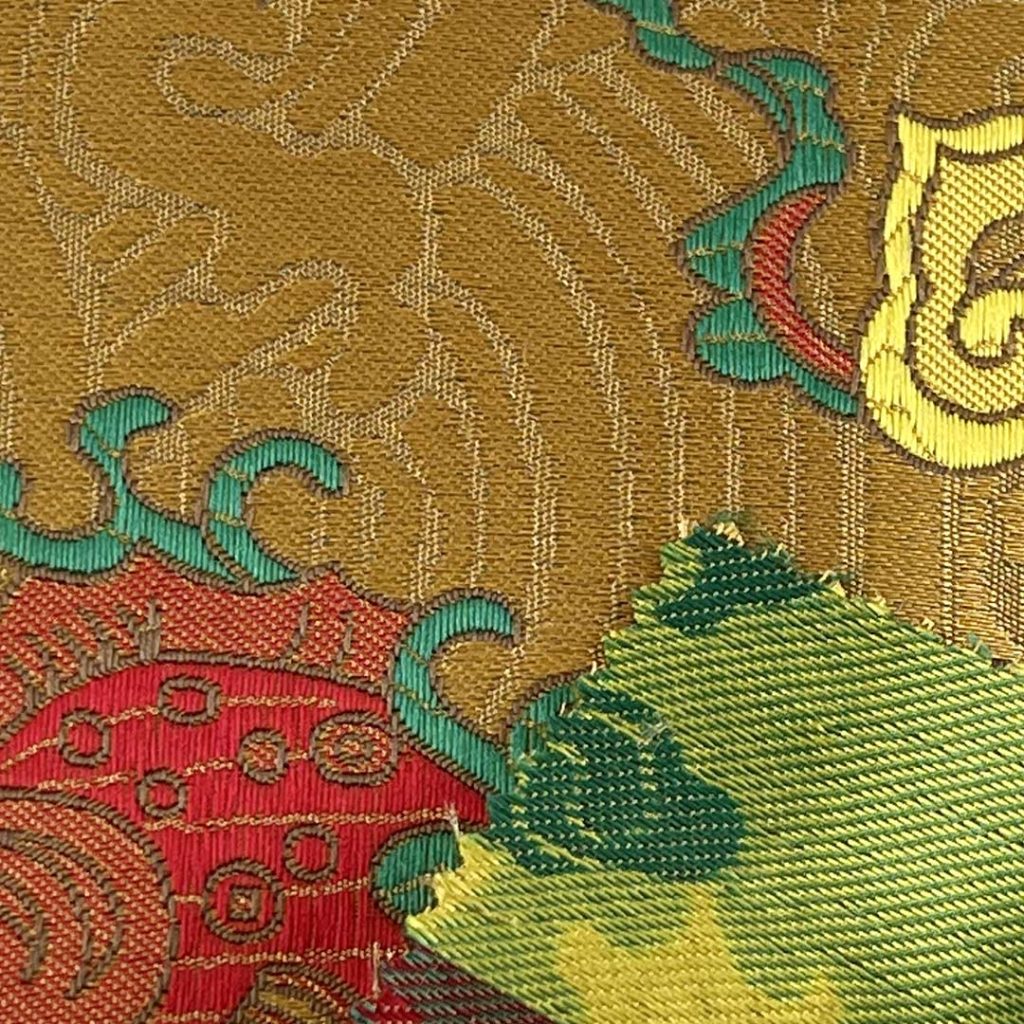 100% Polyester Brocade Ripstop Crisp Hand Feel Fabric Bed Runner Table Runner Curtain D230196#