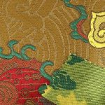 100% Polyester Brocade Ripstop Crisp Hand Feel Fabric Bed Runner Table Runner Curtain D230196#