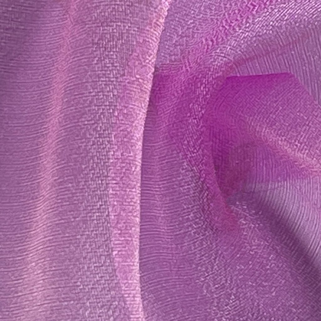 100% Polyester Organdy Glossy Translucent Fabric Skirt Costume D829