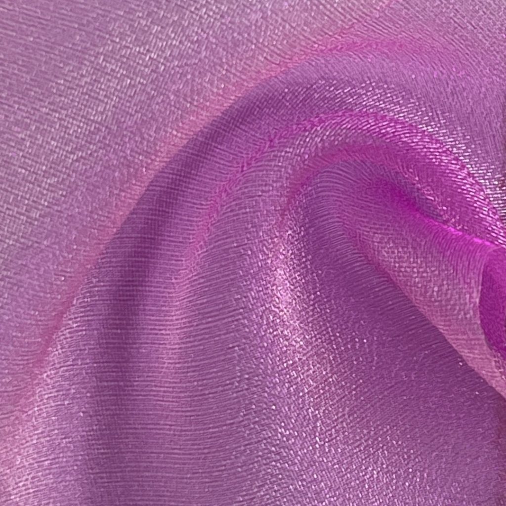 100% Polyester Organdy Glossy Translucent Fabric Skirt Costume D829