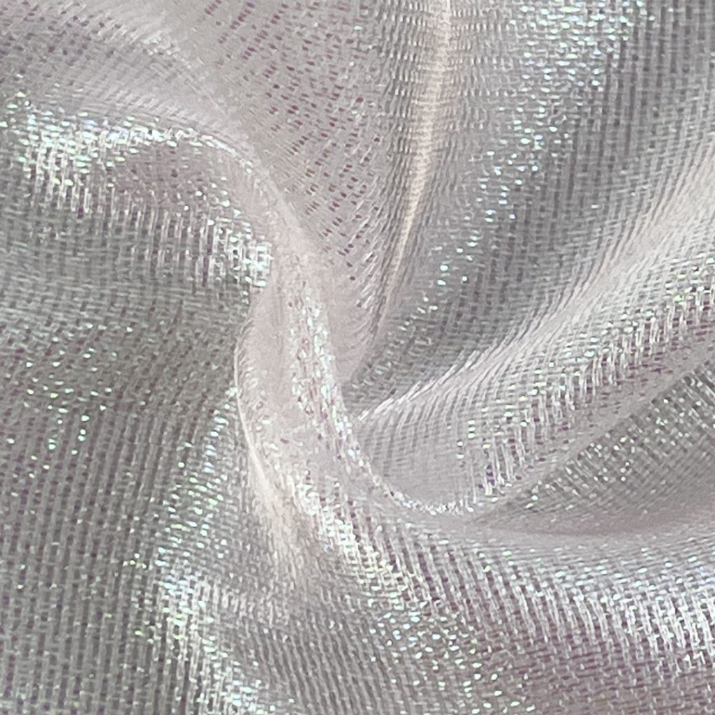 100% Polyester Organdy Glossy Translucent Fabric Blouse Dress DF01