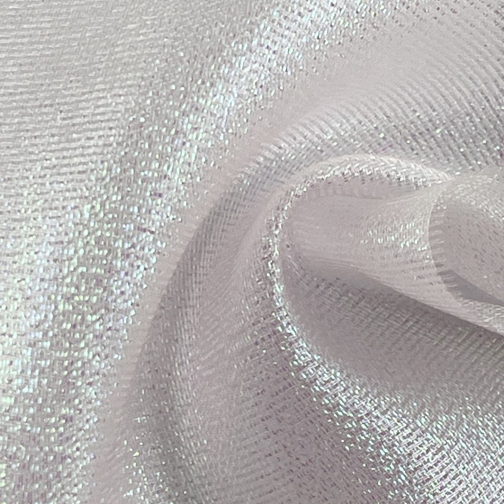 100% Polyester Organdy Glossy Translucent Fabric Blouse Dress DF01