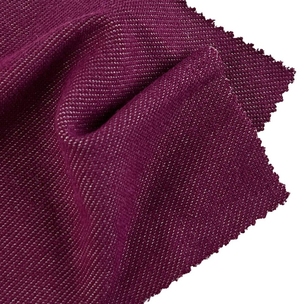 300gsm (10.6 oz) 71% Cotton 24% Polyester 5% Spandex Denim Soft Stretchy Hand Feel Fabric Pants Leggings E356-1#300G