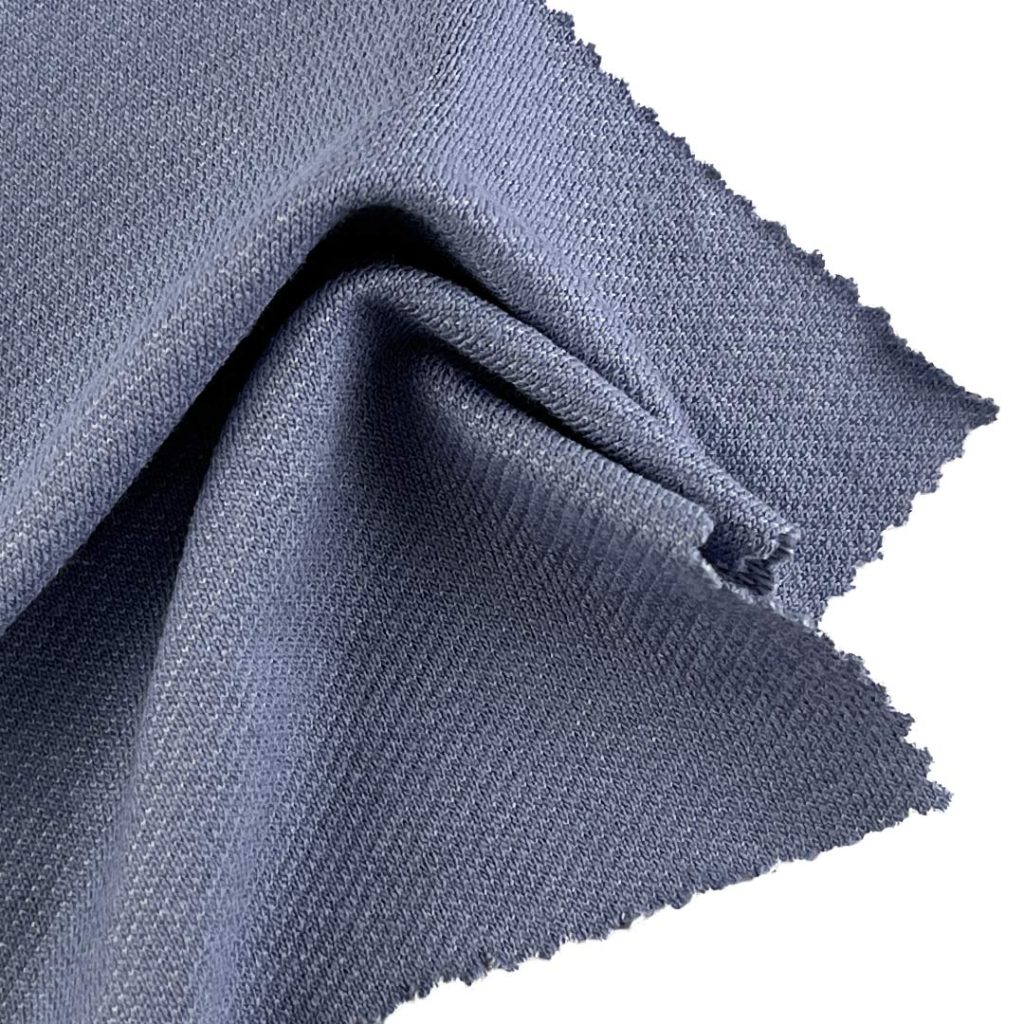 240gsm (8.5 oz) 71% Cotton 24% Polyester 5% Spandex Denim Soft Stretchy Hand Feel Fabric Pants Leggings E356-2#240G