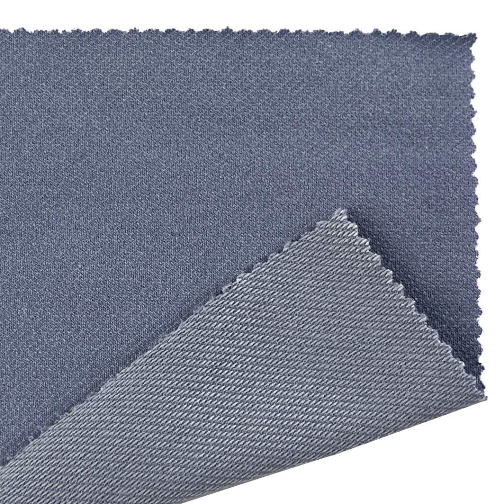 240gsm (8.5 oz) 71% Cotton 24% Polyester 5% Spandex Denim Soft Stretchy Hand Feel Fabric Pants Leggings E356-2#240G