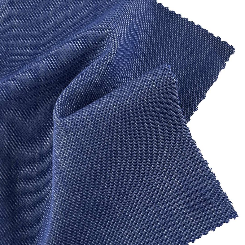 200gsm (7.1 oz) 55.2% Cotton 31% Polyester 13.8% Spandex Denim Soft Stretchy Hand Feel Fabric Pants Leggings E357-2#200G