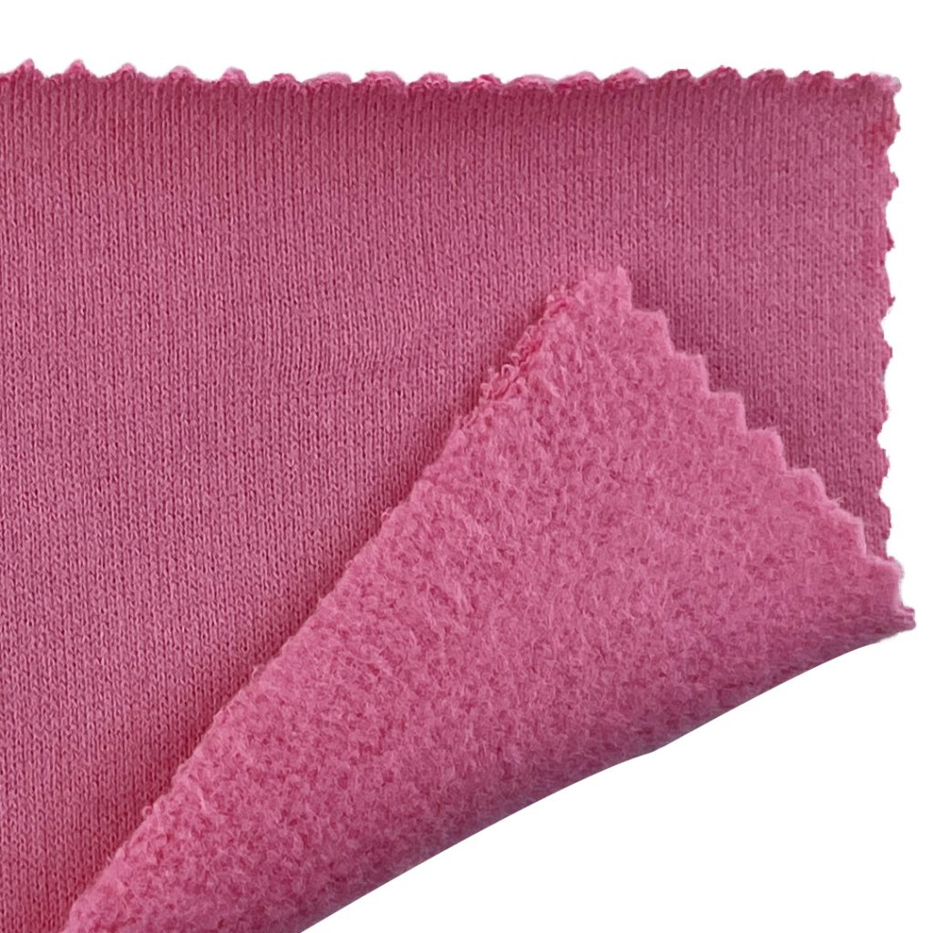 380gsm (13.4 oz) 100% Cotton Fleece Plush Soft Hand Feel Fabric Sweatshirt Jacket F10654