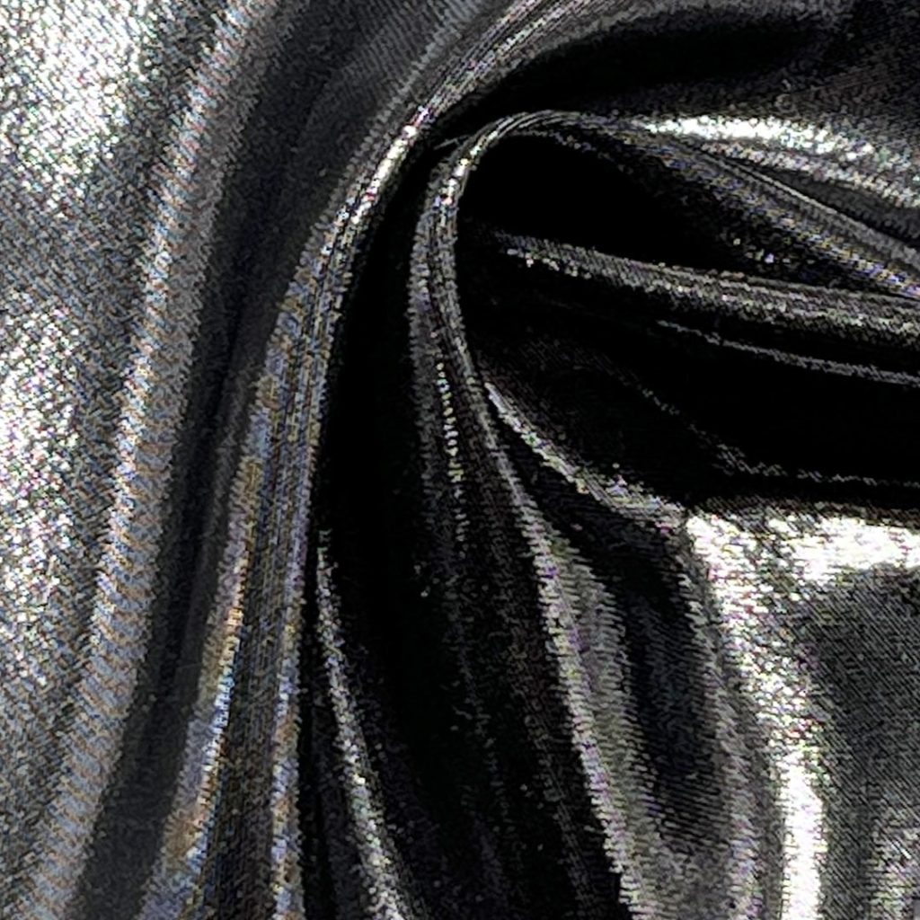 40gsm (1.4 oz) 100% Polyester Foil Iridescent Shiny Smooth Hand Feel Fabric Dress Evening Dress F1267#