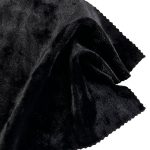 280gsm (9.9 oz) 95% Polyester 5% Spandex Crushed Velvet Plush Hand Feel Fabric Costume Evening Dress F8821