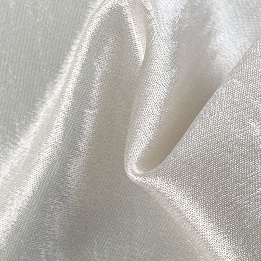 250gsm (8.8 oz) 100% Polyester Satin Glossy Smooth Hand Feel Fabric Skirt Dress FH003#