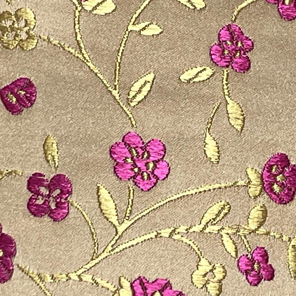 100% Polyester Brocade Ripstop Crisp Hand Feel Fabric Evening Dress Curtain G012