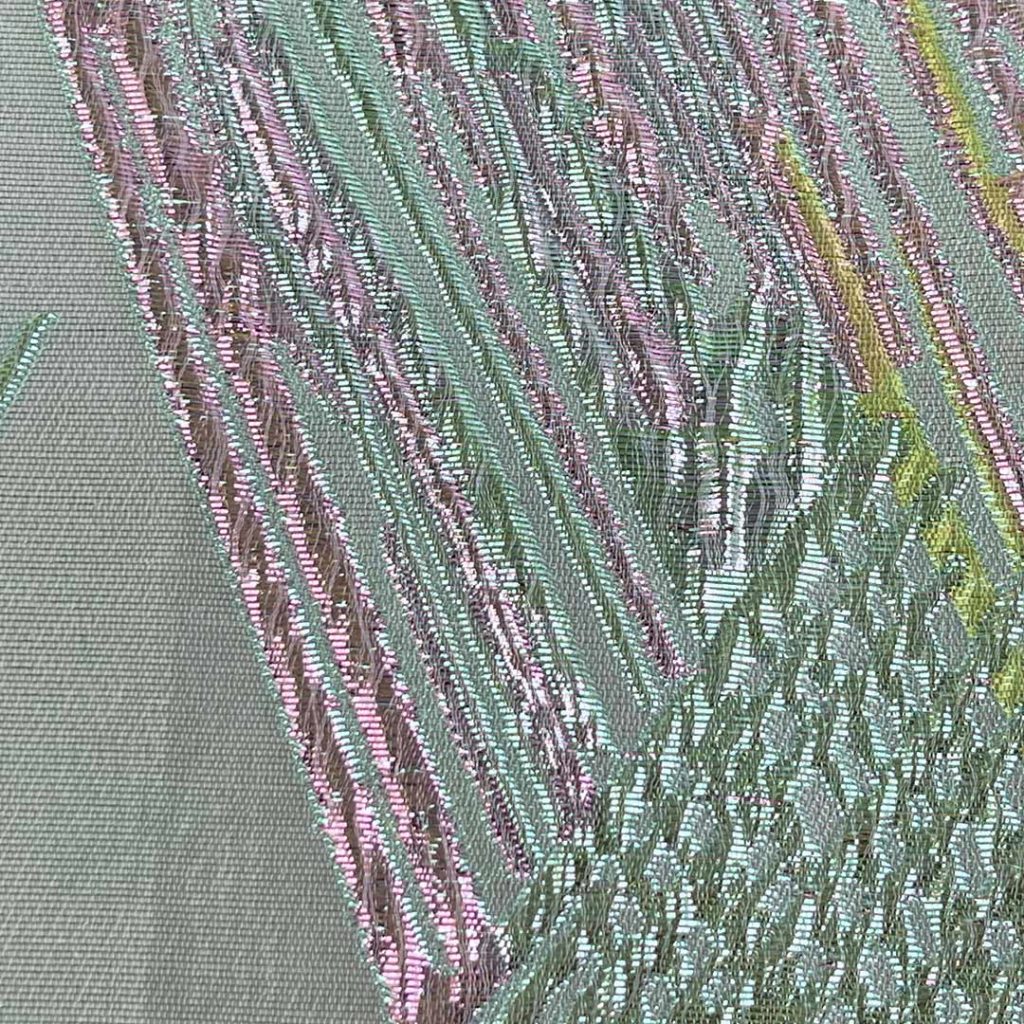 25% Linen 75% Polyester Brocade Ripstop Crisp Hand Feel Fabric Bed Runner Curtain GR7901607