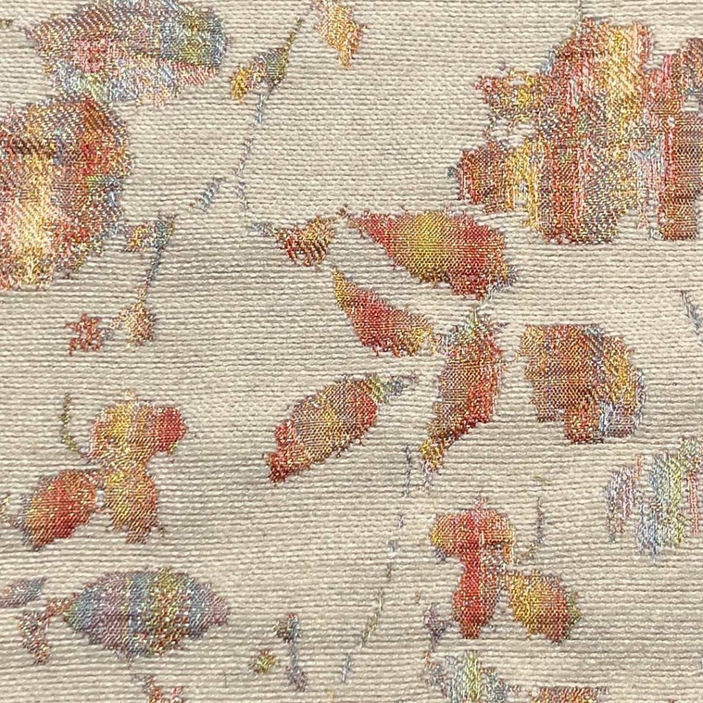 92% Polyester 8% Viscose Brocade Ripstop Crisp Hand Feel Fabric Bridal Dress Bed Runner GR7901629