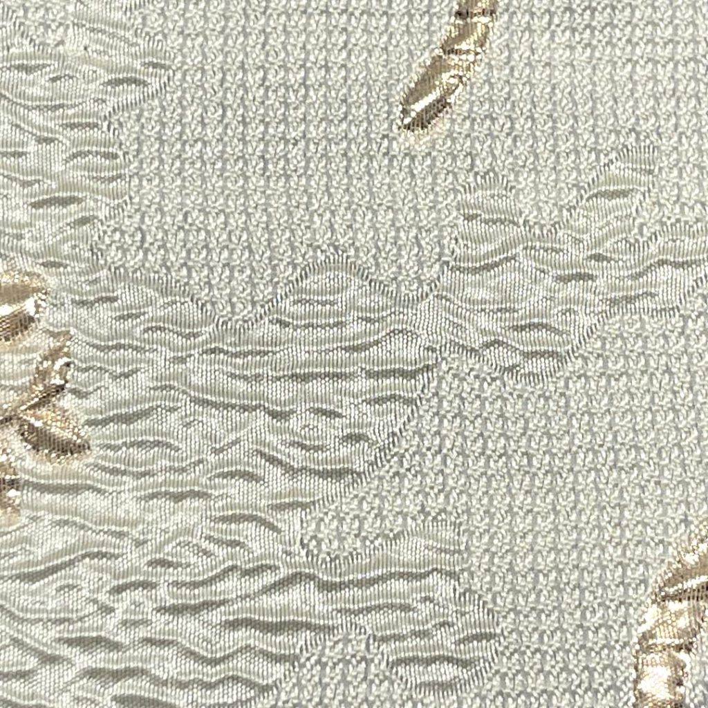 100% Polyester Brocade Crisp Ripstop Hand Feel Fabric Evening Dress Bridal Gown GR8321357