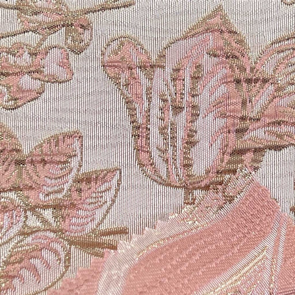 22% Viscose 78% Polyester Brocade Ripstop Crisp Hand Feel Fabric Bed Runner Curtain GR8321695