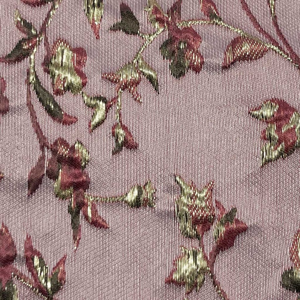 100% Polyester Brocade Crisp Ripstop Hand Feel Fabric Evening Dress Curtain GR837621