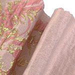 100% Polyester Brocade Ripstop Crisp Hand Feel Fabric Bed Runner Bridal Dress GR838307