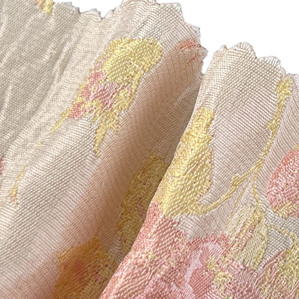 100% Polyester Brocade Ripstop Crisp Hand Feel Fabric Bed Runner Bridal Dress GR838365