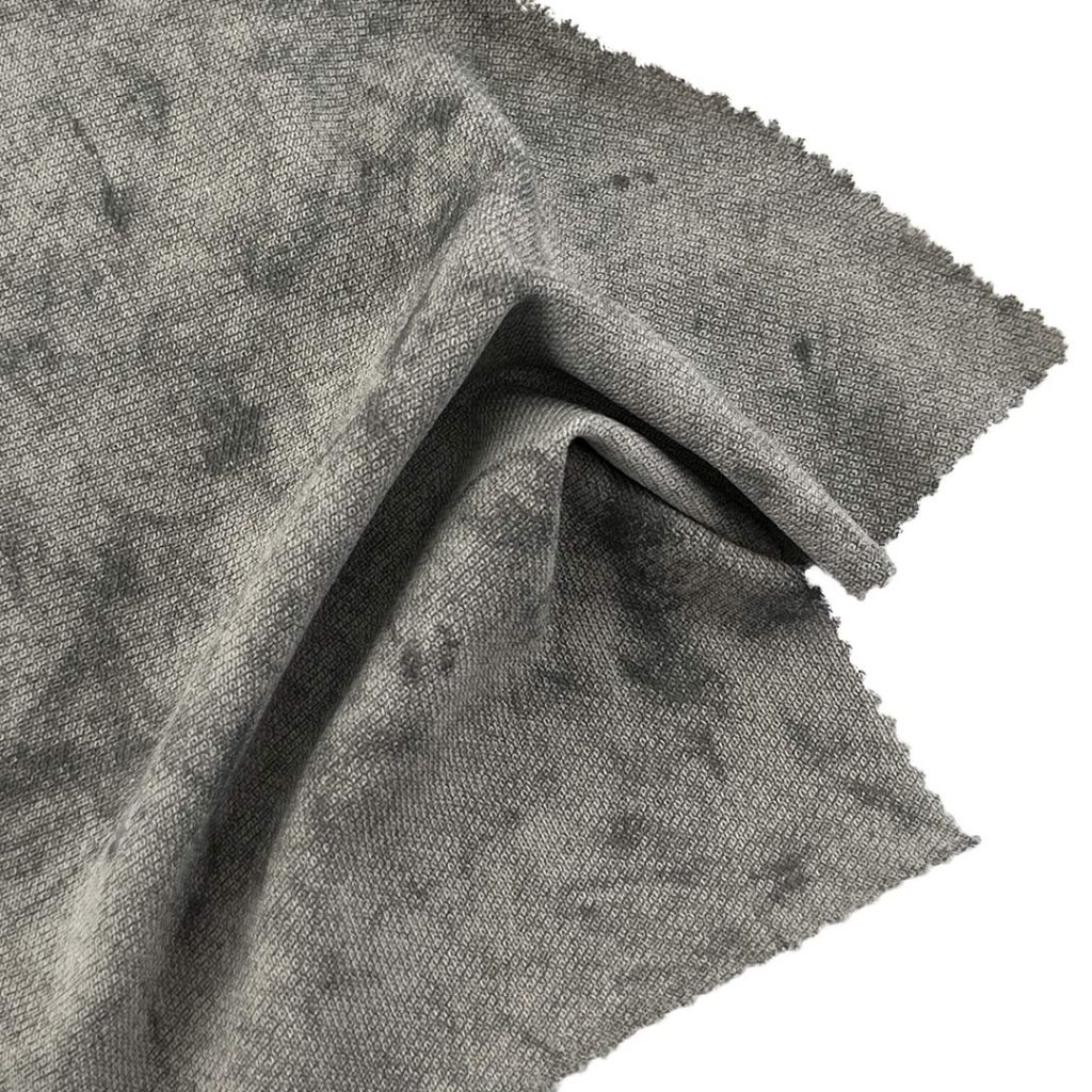 230gsm (8.1 oz) 100% Cotton Acid Wash Single Jersey Fabric T-shirt Long Sleeve Shirt H1721#