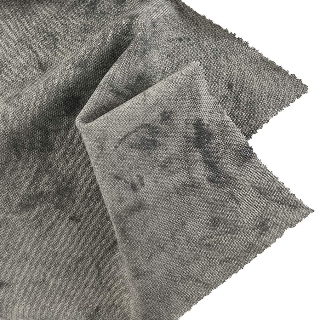 230gsm (8.1 oz) 100% Cotton Acid Wash Single Jersey Fabric T-shirt Long Sleeve Shirt H1721#