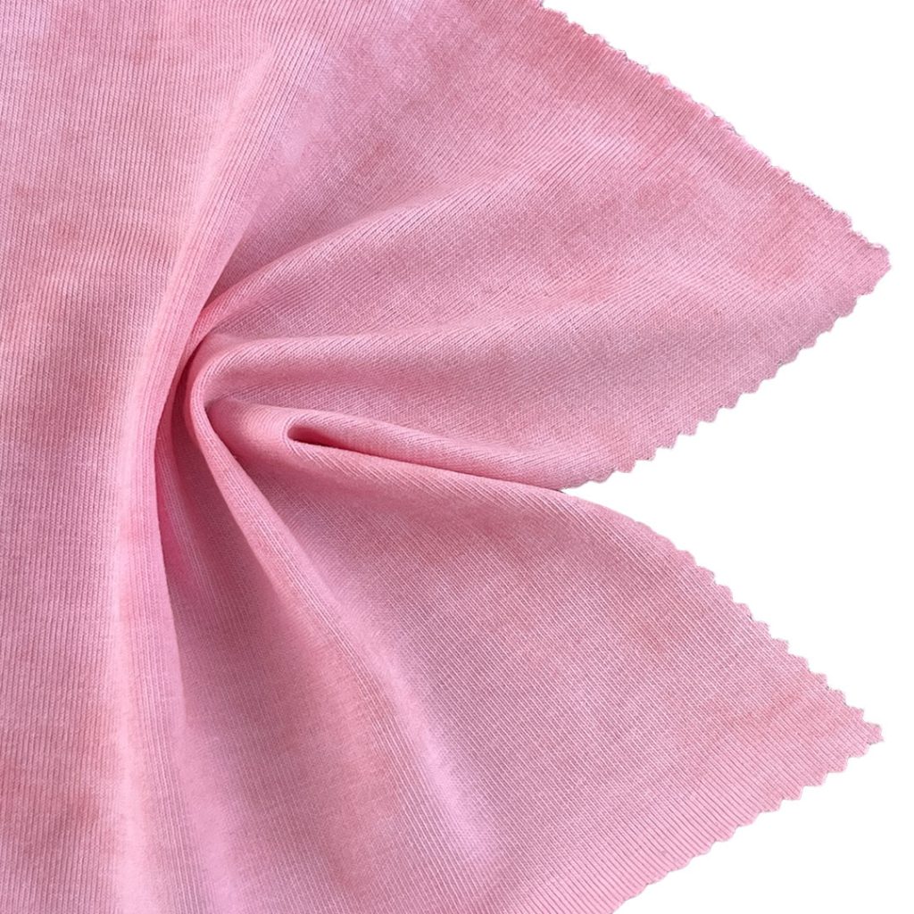 180gsm (6.3 oz) 71% Cotton 29% Polyester Acid Wash Single Jersey Fabric Long Sleeve Shirt T-shirt H1730C#