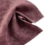 280gsm (9.9 oz) 100% Polyester Crushed Velvet Plush Hand Feel Fabric Skirt Dress H2120