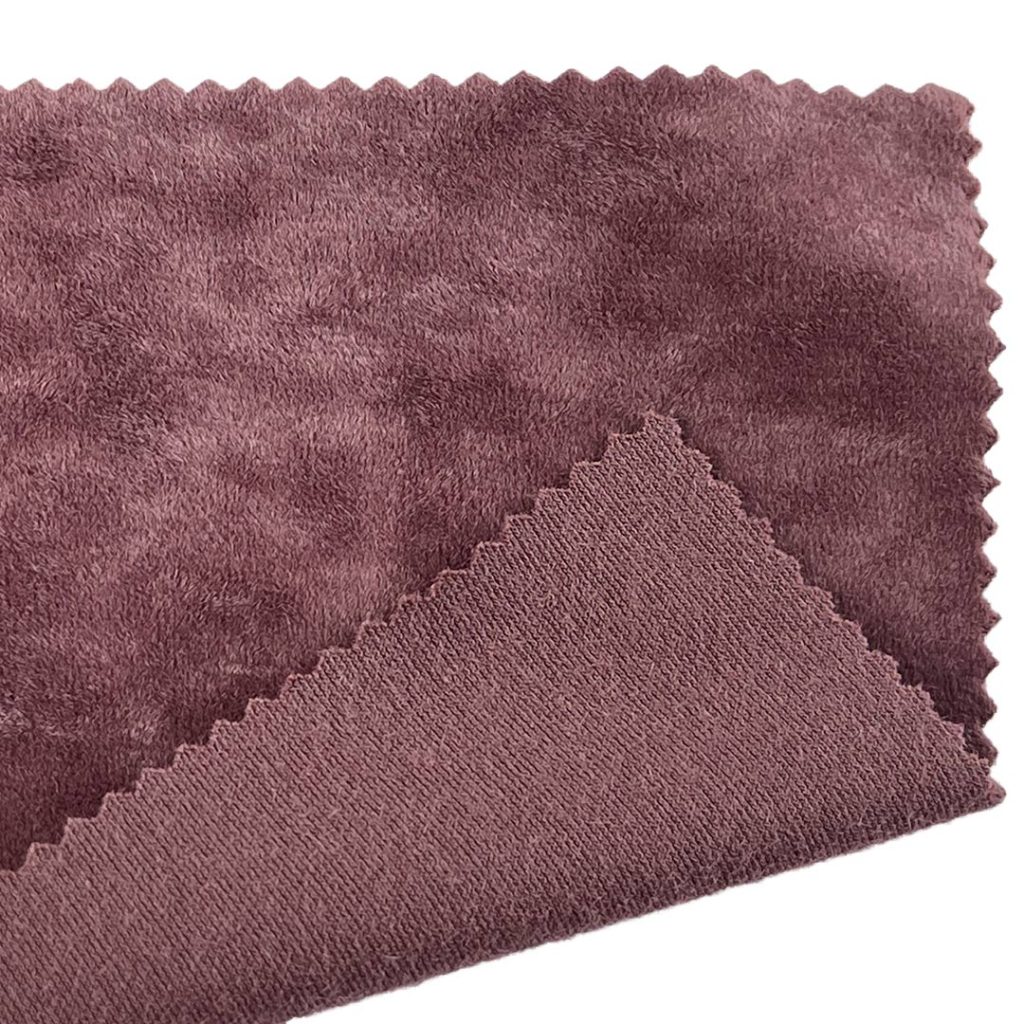 280gsm (9.9 oz) 100% Polyester Crushed Velvet Plush Hand Feel Fabric Skirt Dress H2120