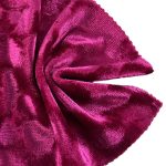 220gsm (7.8 oz) 93% Polyester 7% Spandex Crushed Velvet Plush Hand Feel Fabric Evening Dress Costume H2228