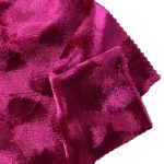 220gsm (7.8 oz) 93% Polyester 7% Spandex Crushed Velvet Plush Hand Feel Fabric Evening Dress Costume H2228