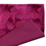 220gsm (7.8 oz) 93% Polyester 7% Spandex Crushed Velvet Plush Hand Feel Fabric Evening Dress Costume H2228