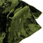 280gsm (9.9 oz) 95% Polyester 5% Spandex Crushed Velvet Plush Hand Feel Fabric Evening Dress Skirt H2271