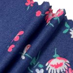 90gsm (3.2 oz) 100% Cotton Printed Fabric Beachwear Shirt H7-489