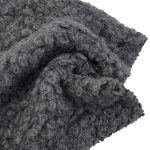 820gsm (28.9 oz) 60% Wool 40% Polyester Boucle Plush Soft Hand Feel Fabric Blanket Zip Up Hoodie H83035