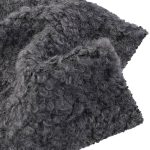 820gsm (28.9 oz) 60% Wool 40% Polyester Boucle Plush Soft Hand Feel Fabric Blanket Zip Up Hoodie H83035
