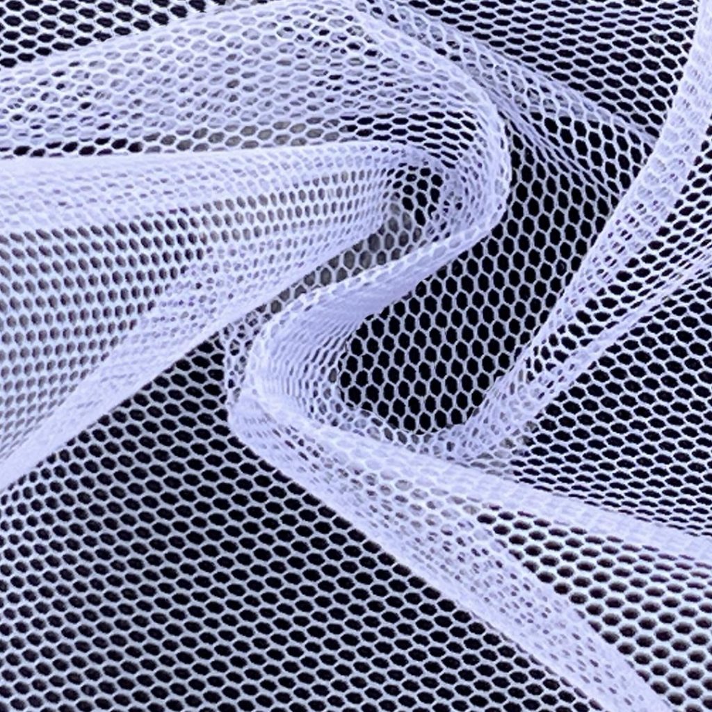 100% Polyester Scrim Breathable Tulle Fabric Skirt Evening Dress HH01