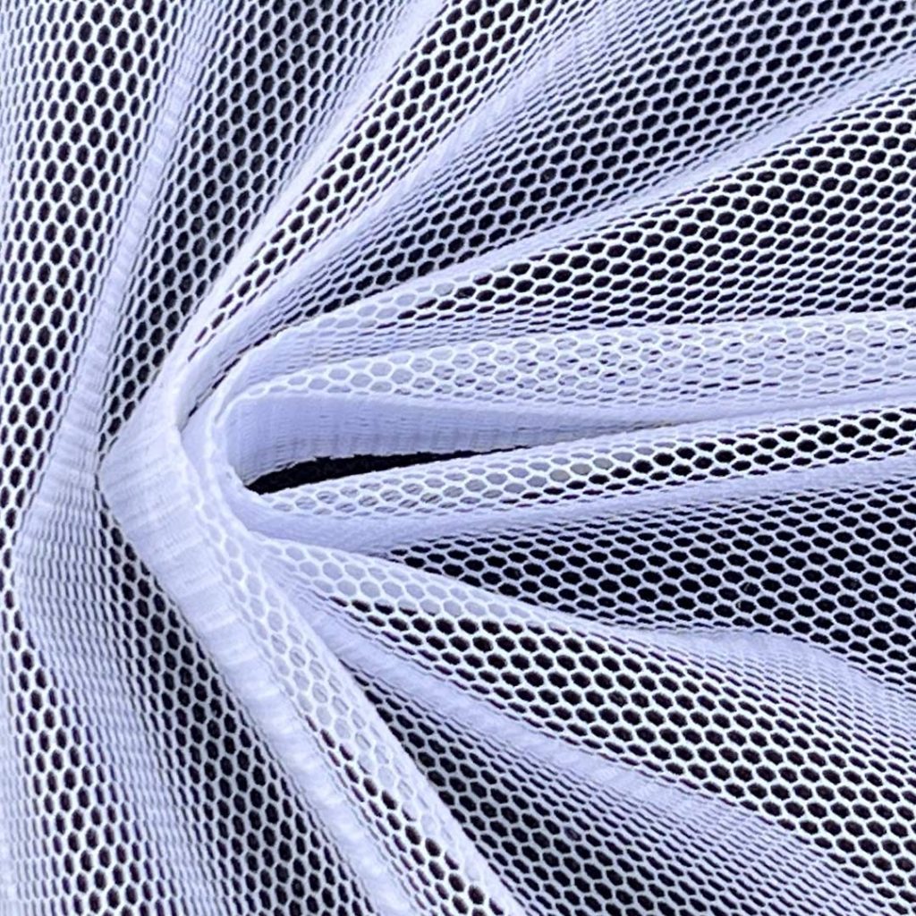 100% Polyester Scrim Breathable Tulle Fabric Skirt Evening Dress HH01