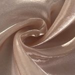 65gsm (2.3 oz) 100% Polyester Organza Glossy Translucent Fabric Dress Costume Blouse HY133