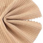 250gsm (8.8 oz) 46% Cotton 46% Viscose 6% Spandex Pointelle Textured Soft Hand Feel Fabric Dress Long Sleeve Shirt J0717183-1