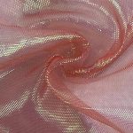 100% Polyester Organdy Glossy Translucent Fabric Costume Evening Dress JY01