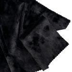 260gsm (9.2 oz) 95% Polyester 5% Spandex Crushed Velvet Plush Hand Feel Fabric Skirt Evening Dress K1303#