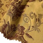 100% Polyester Brocade Ripstop Crisp Hand Feel Fabric Curtain Table Runner MHA462